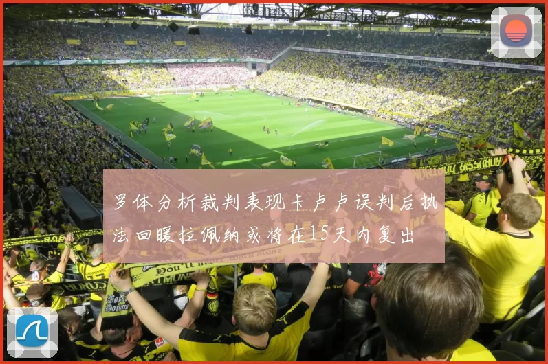 罗体分析裁判表现卡卢卢误判后执法回暖拉佩纳或将在15天内复出